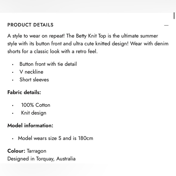 Ghanda Betty Knit Top - Picture 8 of 8